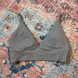 Aerie Stripped Bikini Top